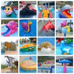 Kids Water Park Equipment 8000x8000mm Fiberglass Water Slide 4