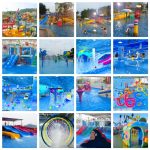 Toboggan aquatique en fibre de verre pour enfants 8000x8000mm 5