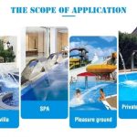 Accessoires pour fontaines de piscine 600mm Jet d'eau en acier inoxydable 2
