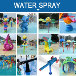Anti UV bambini parco acquatico attrezzature in fibra di vetro balena acqua scivolo 1