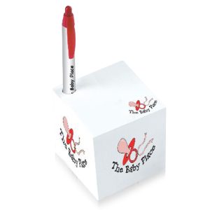 Memo Cube With Pen Holder