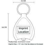 Lampu Gantungan Kunci Oval Kulit Imitasi Gambar 8