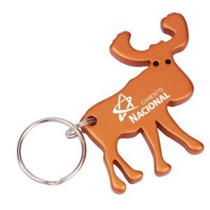 Moose Shape Keychain With Opener