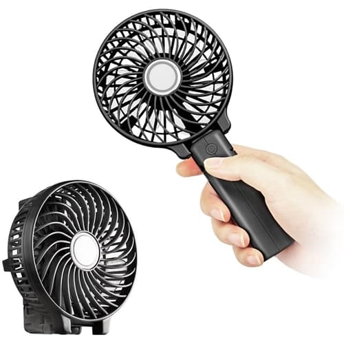 Mini ventilador de mano con batería recargable USB de 2600mAh