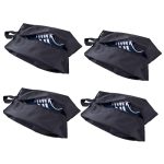 Custom Portable Nylon Travel Shoe Bags with Zipper Closure Image 1