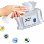 Alcohol Cleaning Wet Wipes Swabs