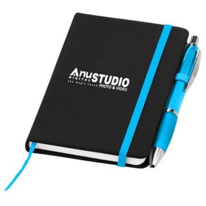 Curvy Pen Noir Notebook