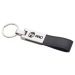 Leatherette Silver Key Ring Image 3