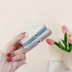 clear glitter phone case