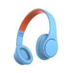 Coloridos auriculares para niños con diseño en la oreja y en modo de espera (