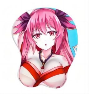 custom boob mouse pad