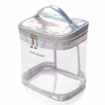 custom logo transparent large capacity pvc toiletry bag waterproof cosmetic bags for ladies 1