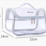 custom logo transparent large capacity pvc toiletry bag waterproof cosmetic bags for ladies 3