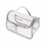 custom logo transparent large capacity pvc toiletry bag waterproof cosmetic bags for ladies 7