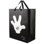 custom print black luxury gifts paper bags with your own logo 3