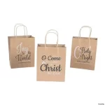 sacs cadeaux personnalisés avec croix religieuse sacs cadeaux à thème chrétien 4