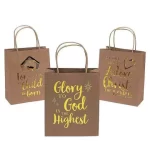 custom religious cross gift bags christian themed treat bags 5