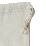 Natural Cotton Drawstring Shoe Bag Image 5