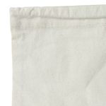 Natural Cotton Drawstring Shoe Bag Image 7