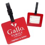 Custom Logo Shape Soft PVC Luggage Tag Image 9