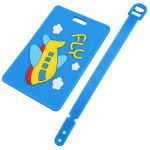 Custom Logo Shape Soft PVC Luggage Tag Image 4