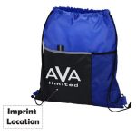 Mesh Pocket Drawstring Backpack Image 3