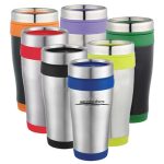 16 Oz Stainless Steel Custom Travel Tumbler