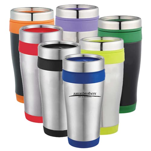 Gobelet de voyage personnalisé en acier inoxydable 16 Oz