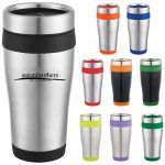 16 Oz Stainless Steel Custom Travel Tumbler Image 1