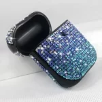 glitter rhinestone airpods 1 2 pro case with keychain