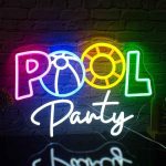 Pool Party Best Seller Economico personalizzato Neon Light Sign Prodotto Prezzo all'ingrosso per Beach Party Piscina Hotel Bar
