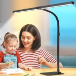 24w Bright touch Adjustable Modern Table Light T-shaped Table Lamp Architect Desk Lamps Computer Monitor Light For Home Office