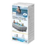 Intex 26792 16FT X 8FT X 42IN Prism Steel Frame Rectangular Pool Set Piscina fuori terra in PVC