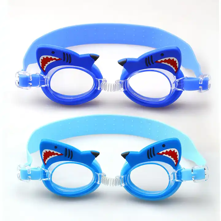 Óculos de natação para crianças Óculos de desporto Desporto Cartoon Funny Swim Goggles Correias de silicone ajustáveis de alta qualidade