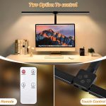 24w Bright touch Adjustable Modern Table Light T-shaped Table Lamp Architect Desk Lamps Computer Monitor Light For Home Office