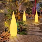 Solor Modern RGB LED Water Drop Light Multi-Color Outdoor Wasserdicht Leuchtendes Schwimmbad Bodenlampe