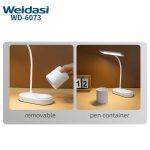 Creativity portable book student table lamp led desk lamp bedside table lamp with pen holder