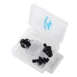 Clipe de silicone macio para o nariz Desportos aquáticos Protetor de nariz para natação Tampões para ouvidos de mergulho