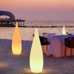 Solor Modern RGB LED Water Drop Light Multi-Color Outdoor Wasserdicht Leuchtendes Schwimmbad Bodenlampe