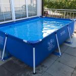 Personalizzato grande rettangolare fuori terra piscine Piscina per adulti all'aperto Backyard Garden Steel Frame Pool