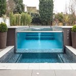 Diseño personalizado acrílico transparente al aire libre Piscina Ventas para Villa Manor