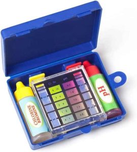 Kit de teste para piscinas Teste de cloro livre Bromo PH para piscina Spa