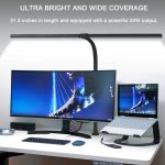 24w Bright touch Adjustable Modern Table Light T-shaped Table Lamp Architect Desk Lamps Computer Monitor Light For Home Office