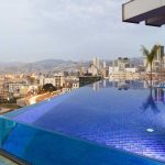 Diseño personalizado acrílico transparente al aire libre Piscina Ventas para Villa Manor