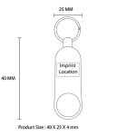 Individuelt pakket nøkkelring med kompass