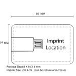 16GB クレジット カード USB フラッシュ ドライブ イメージ 9