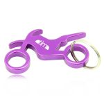 Stunt Bike Keychain With Opener Image 2