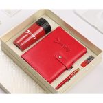 Leather Notebook & 16GB USB Flash Drive Gift Set with Executive Pen & Vaccum Cup Image 1