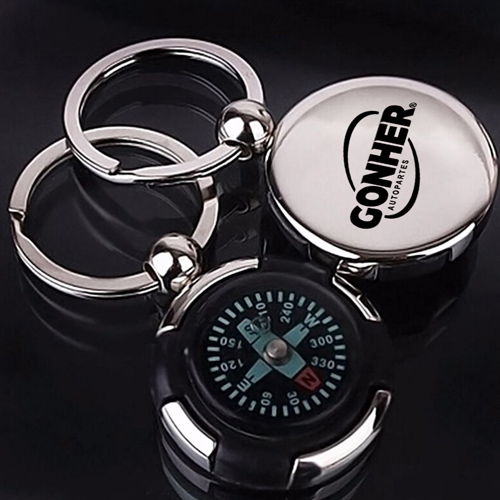 Mini Portable Compass Keychain