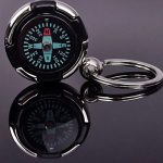 Mini Portable Compass Keychain Image 2